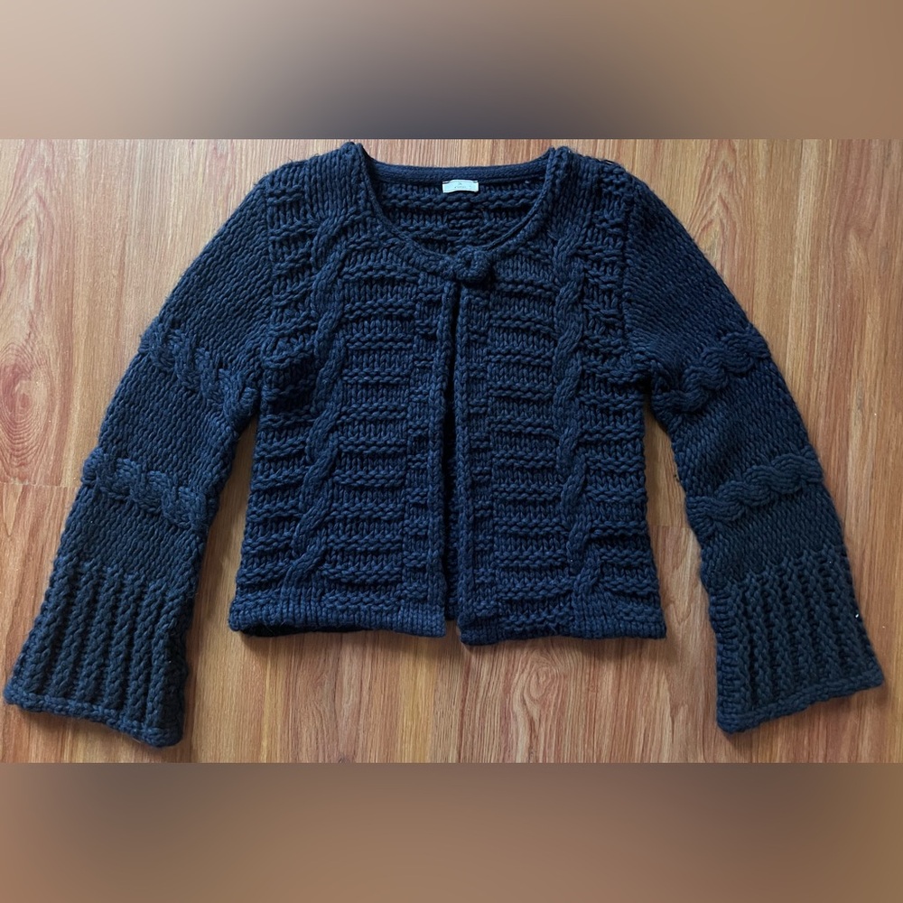 IN D'INDiES Chunky Knit Dark blue Sweater